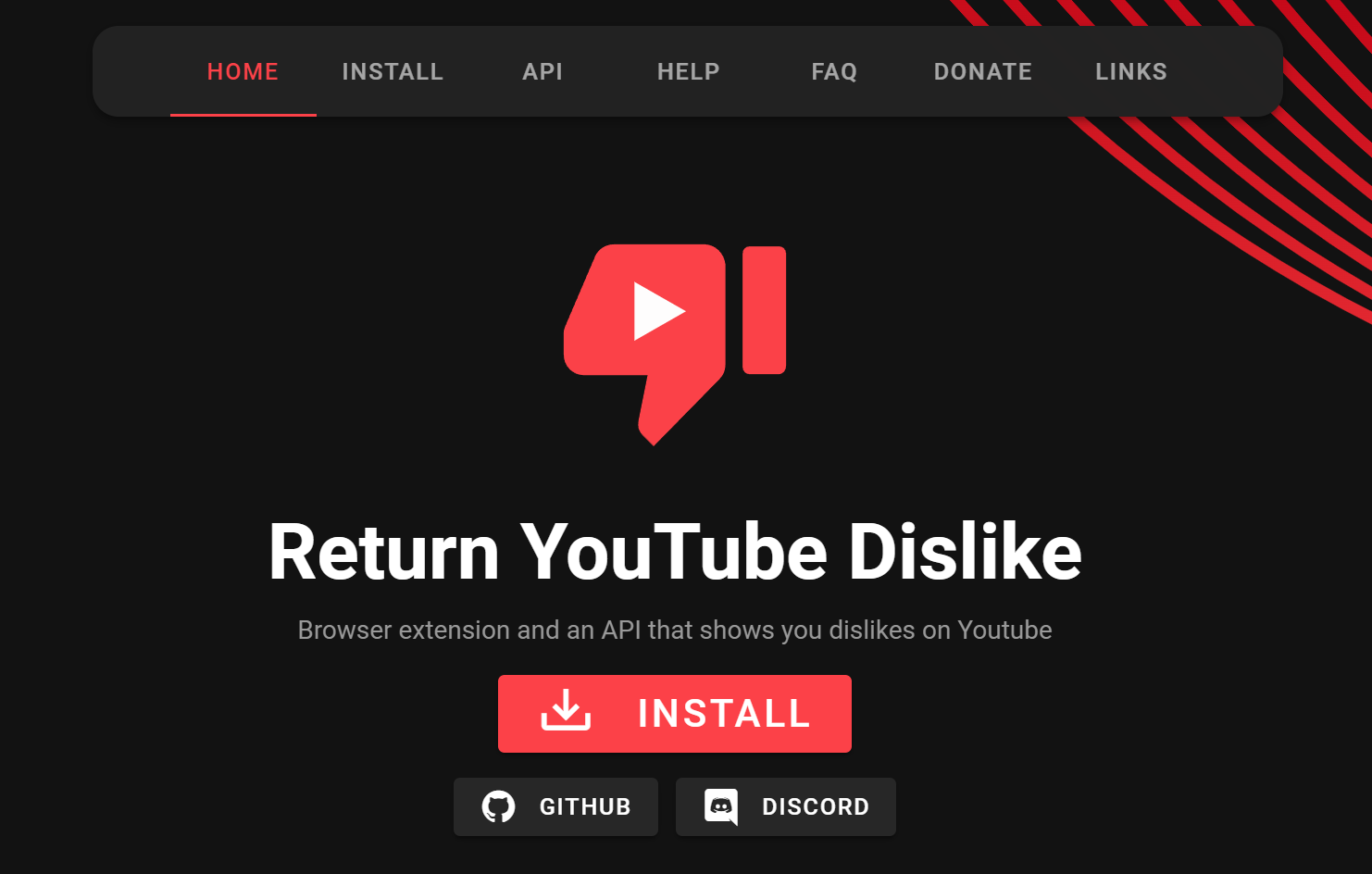 Youtube dislike расширение. Дизлайк из ютуба.