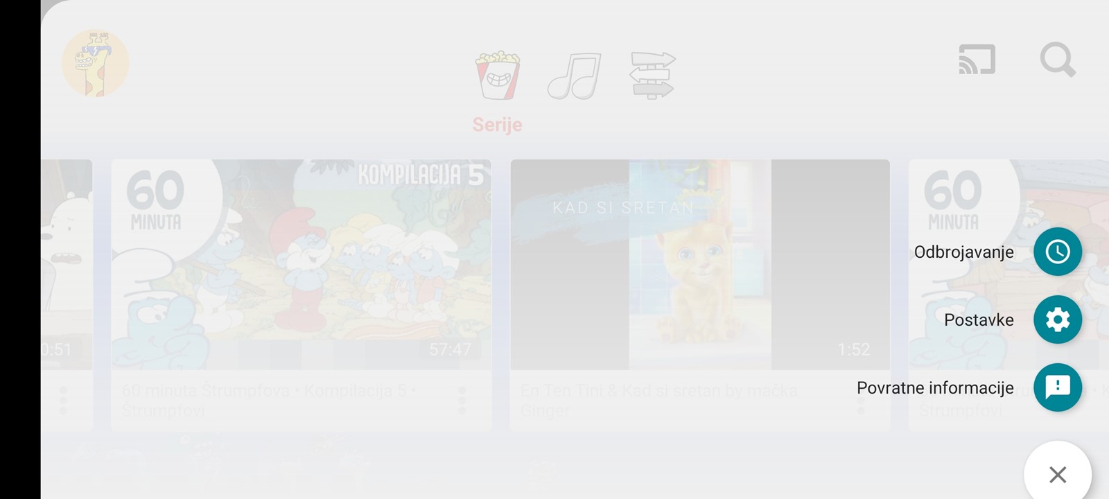 Youtube on sale kids switch