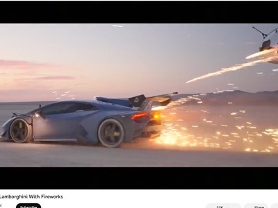Youtuber uhićen jer je organizirao snimanje ispaljivanja vatrometa iz helikoptera prema automobilu