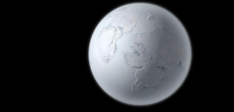 Naša Zemlja prije dvije milijarde godina, u doba globalne glacijacije: smrznuta kuglica u beskraju Svemira