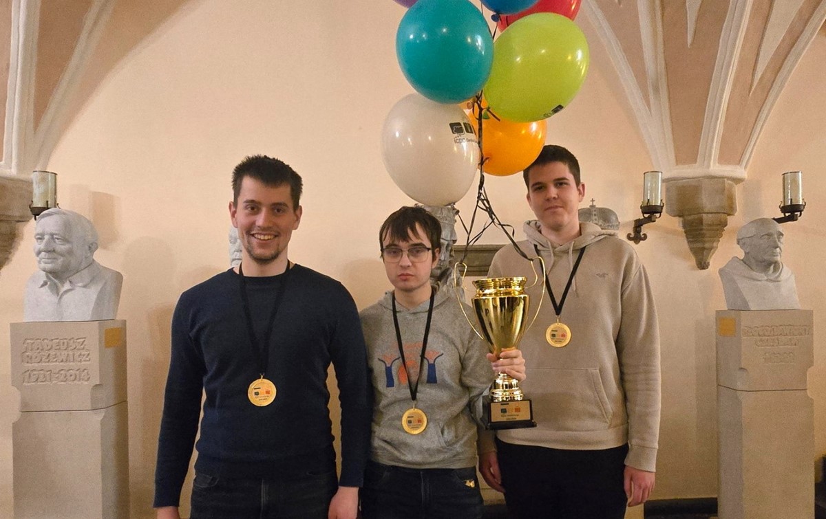 Pobjednički tim (Toni Brajko, Dorijan Lendvaj, Patrick Pavić) 📷 HSIN