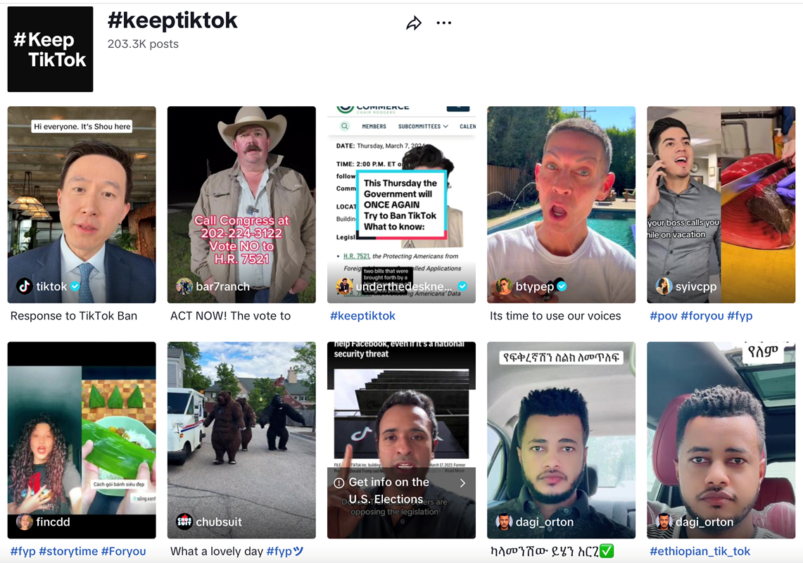 Dok traje sudski postupak, TikTok korisnici u akciji #SačuvajmoTikTok
